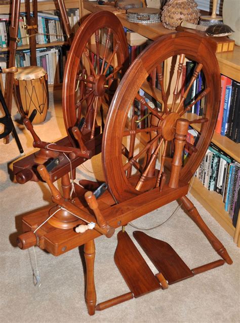 Each Lazy Kate holds up to three bobbins. . Lendrum spinning wheel maintenance